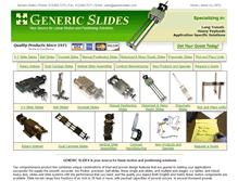 Tablet Screenshot of genericslides.com